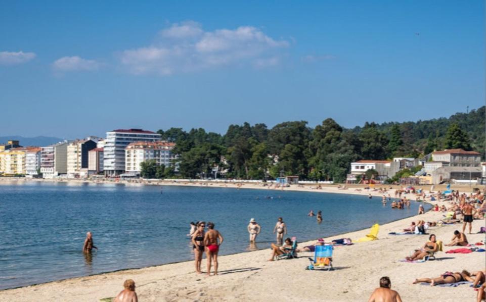 Apto Cortegada Vilagarcía de Arousa Exterior foto